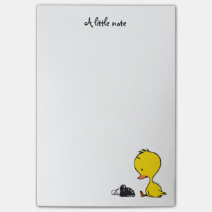 traditional telephone & cute ducky post-it notes