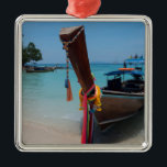 Traditional Thai Boat Metal Tree Decoration<br><div class="desc">Thailand,  Phuket,  Andaman Sea. Phi Phi Islands National Park,  island of Phi Phi Don. Traditional longtail boat (aka longboat).  | Cindy Miller Hopkins / DanitaDelimont.com | AS36 CMI0807</div>