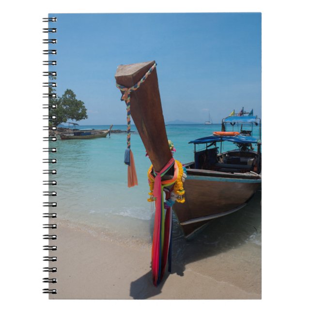Traditional Thai Boat Notebook (Front)
