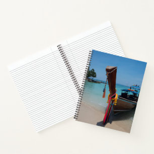 Traditional Thai Boat Notebook