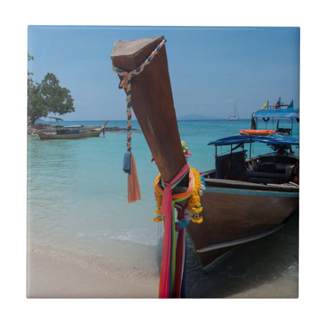 Traditional Thai Boat Tile (Front)
