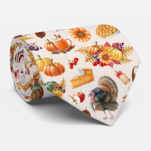 Traditional Thanksgiving Neck Tie