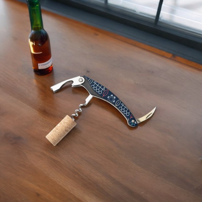 Traditional Tribal Pattern Art Corkscrew (corkscrew opener)