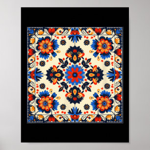 Traditional Ukraine Pattern Poster