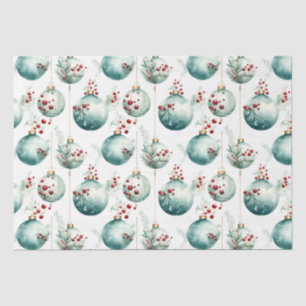 Traditional Vintage Christmas Decoupage Tissue Paper