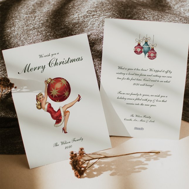 Traditional Vintage Christmas  Holiday Card (Creator Uploaded)