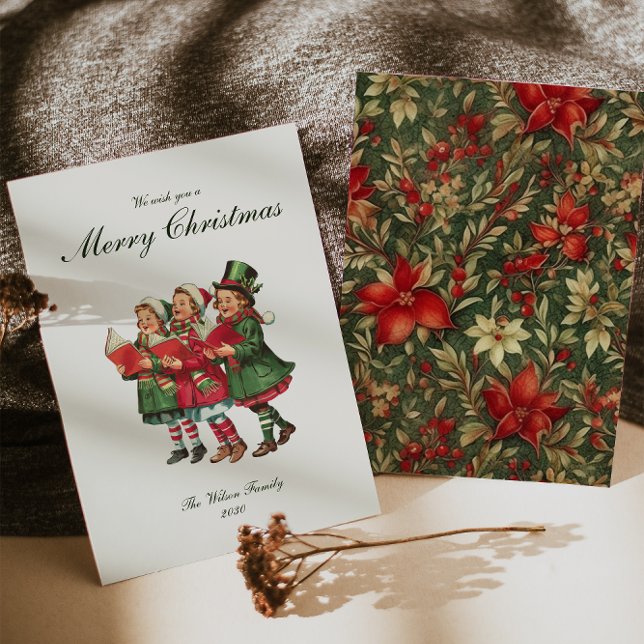 Traditional Vintage Christmas  Holiday Card (Creator Uploaded)