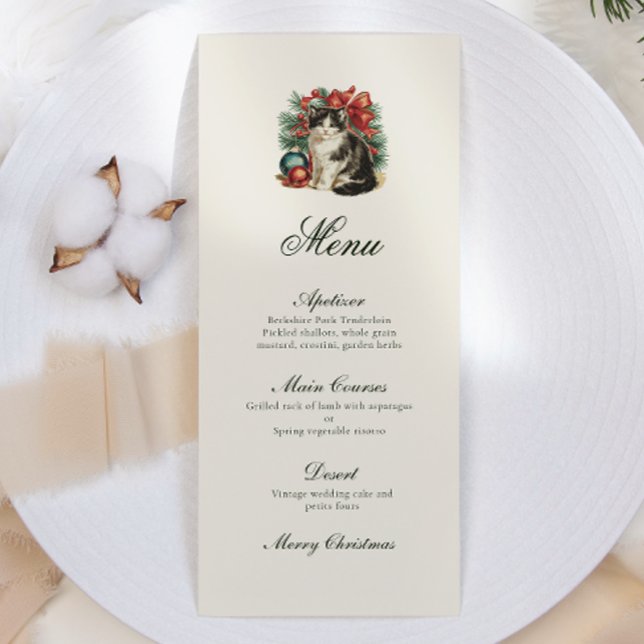 Traditional Vintage Christmas  Menu (Creator Uploaded)