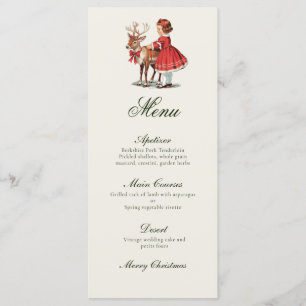 Traditional Vintage Christmas  Menu