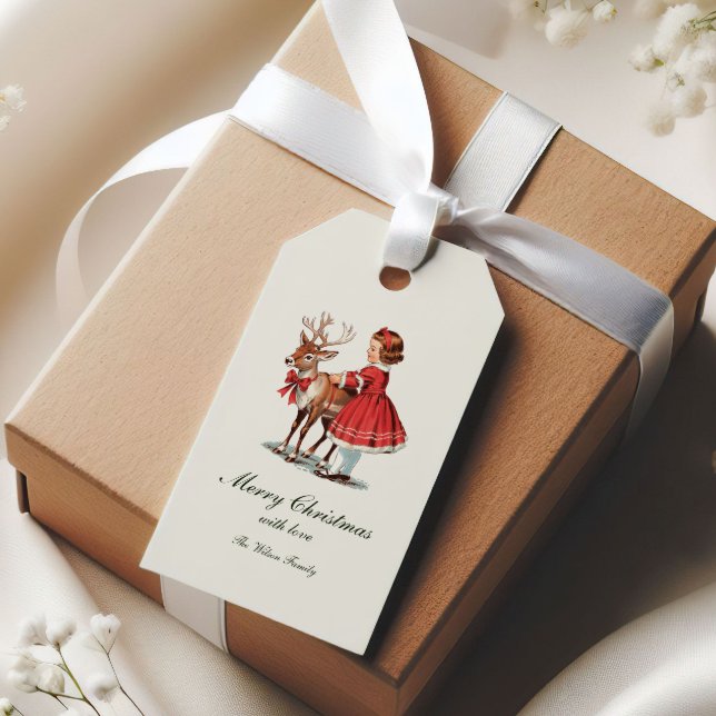 Traditional Vintage Christmas Whimsical Gift Tags (Creator Uploaded)