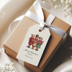 Traditional Vintage Christmas Whimsical Gift Tags