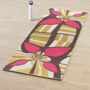 Traditional West African Print Design Yoga Mat