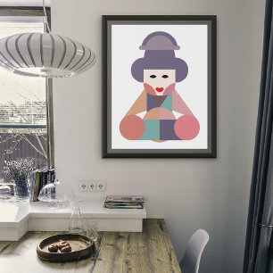 Traditional Women Art Canvas Print