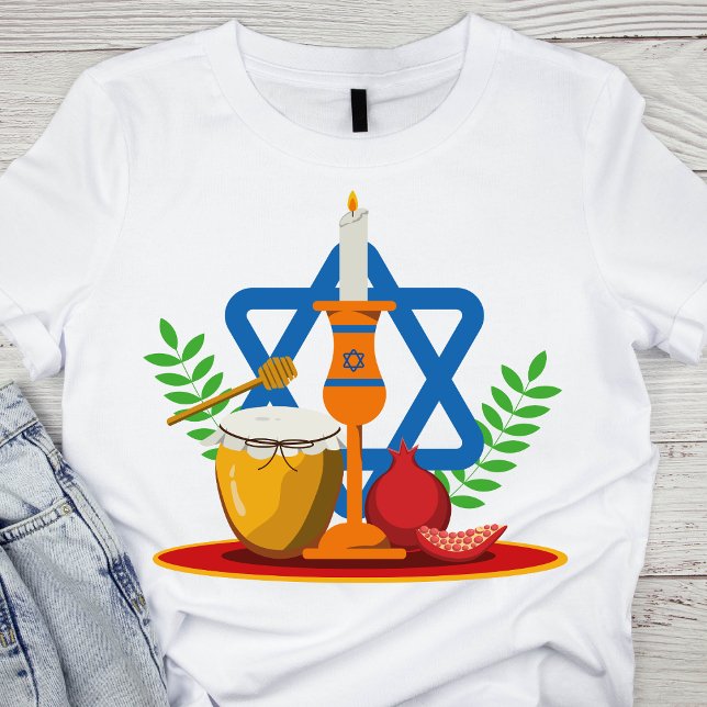 Traditional Yom Kippur Elements  T-Shirt (Creator Uploaded)