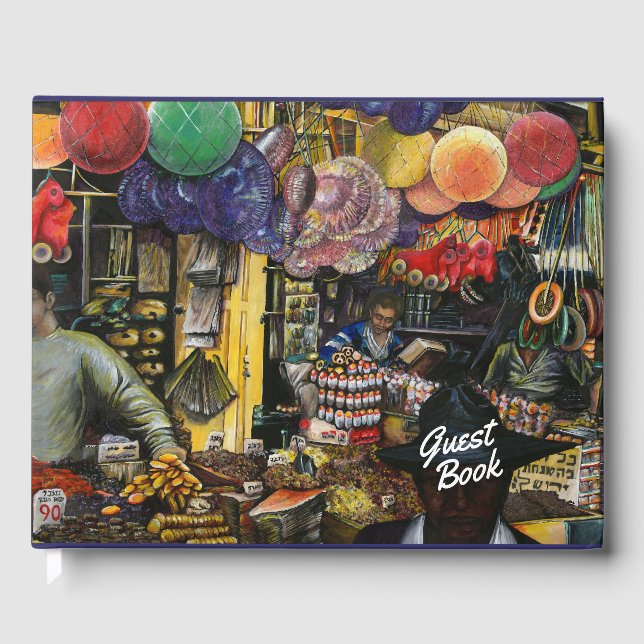 Traditions of Ancient Commerce, Jerusalem Guest Book (Front)