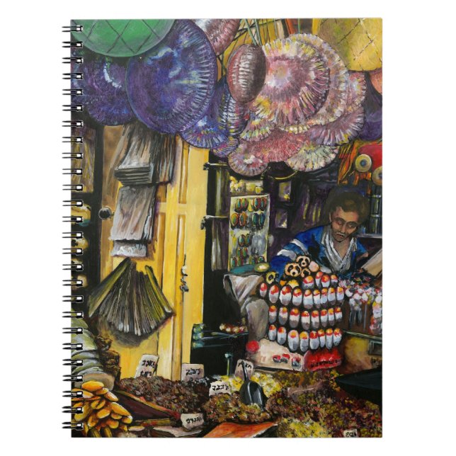 Traditions of Ancient Commerce, Jerusalem Spiral Notebook (Front)