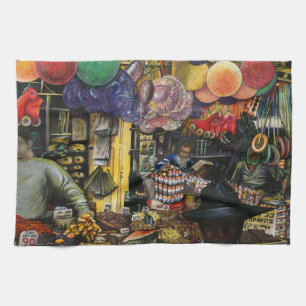Traditions of Ancient Commerce, Jerusalem Tea Towel