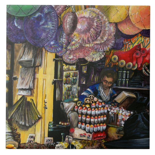 Traditions of Ancient Commerce, Jerusalem Tile (Front)