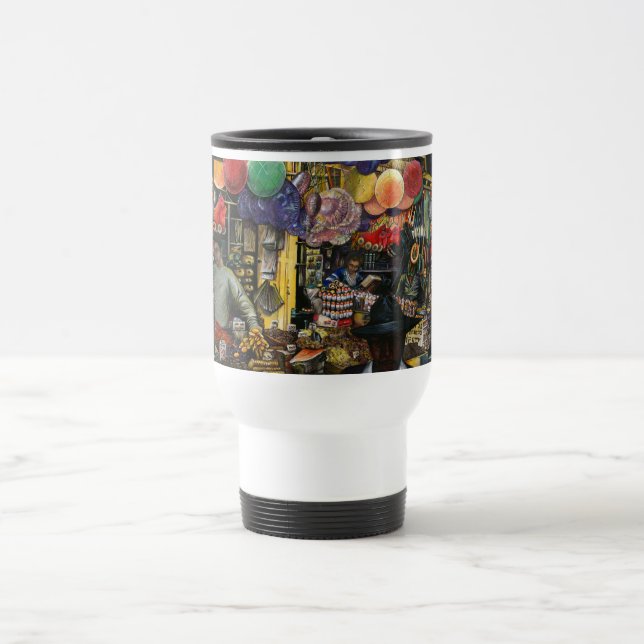 Traditions of Ancient Commerce, Jerusalem Travel Mug (Center)