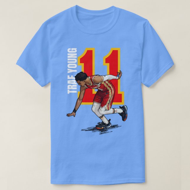 Trae Young 11 too Small basketball TShirt (Design Front)