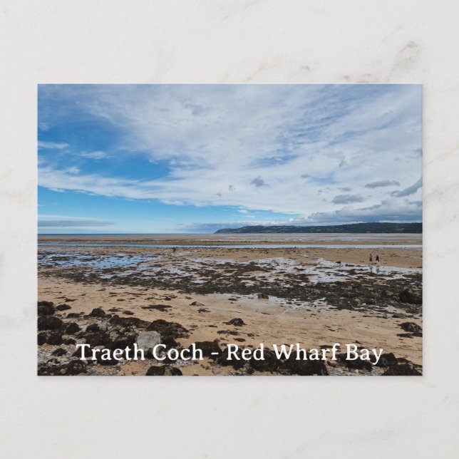 Traeth Coch - Red Wharf Bay Postcard (Front)
