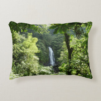 Trafalgar Falls Tropical Rainforest Photography Decorative Cushion