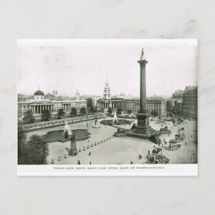 Trafalgar Square 1900 Postcard