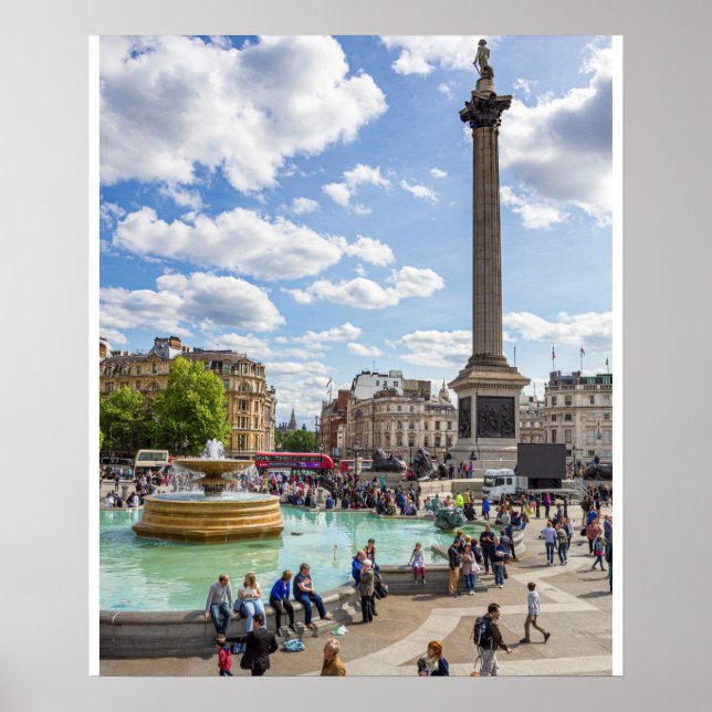 Trafalgar Square, London Poster (Front)