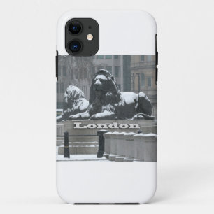 Trafalgar Square London - Snow iPhone 11 Case