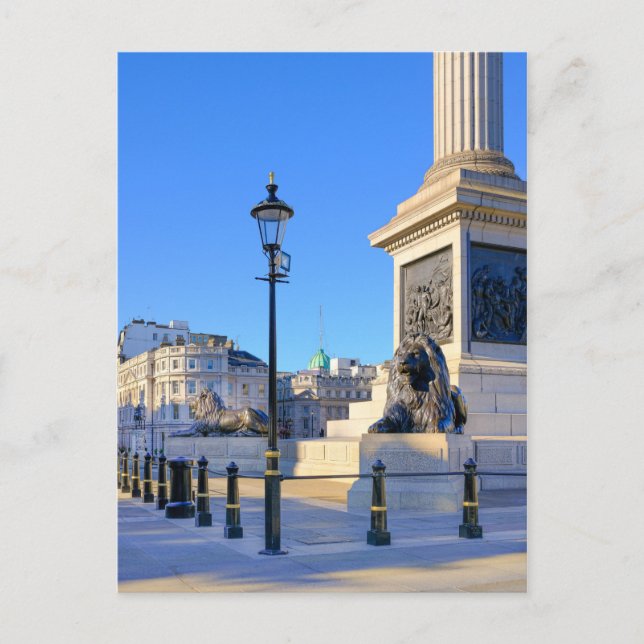 Trafalgar Square, London UK Postcard (Front)