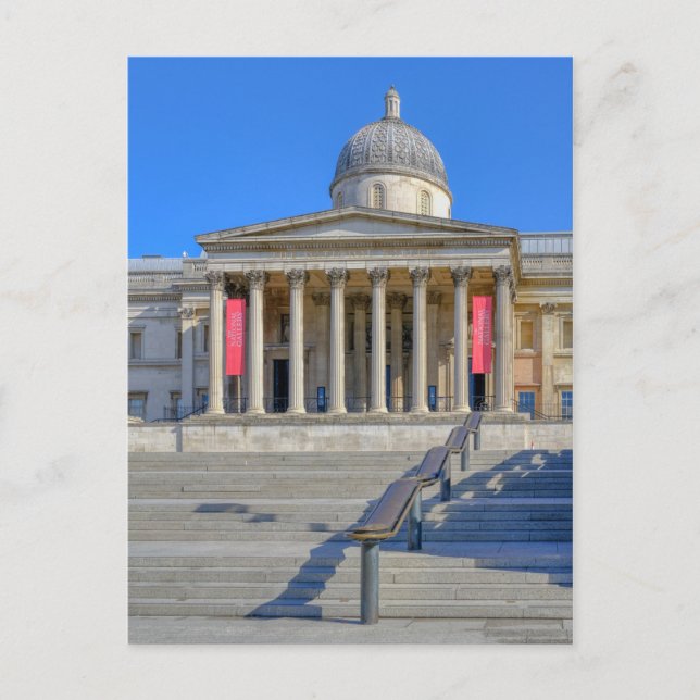 Trafalgar Square, London UK Postcard (Front)