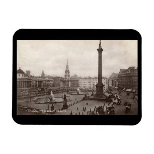 Trafalgar Square, London Vintage  Magnet