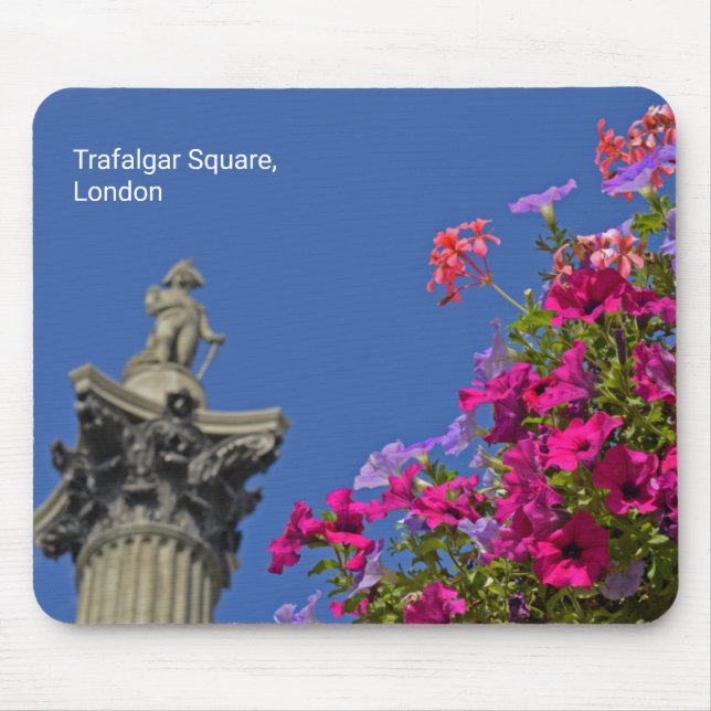 Trafalgar Square Nelson's Column, London UK Mouse Pad (Front)