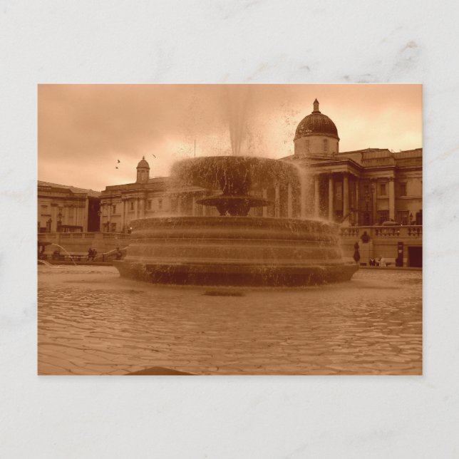 trafalgar square postcard (Front)