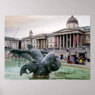 Trafalgar square poster