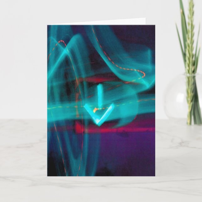 Traffic Arrow Greeting Card (Front)