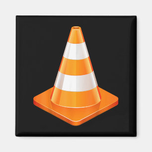Traffic Cone Halloween Costume Magnet