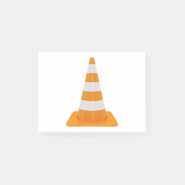 Traffic cone post-it notes (Front)
