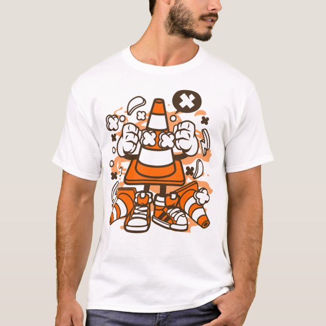 Traffic cone T-Shirt (Front)