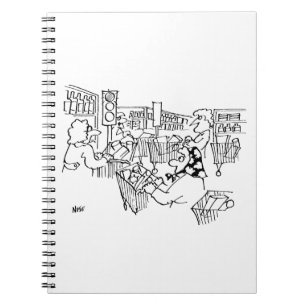 Traffic Control Traffic Lights in a Supermarket Notebook