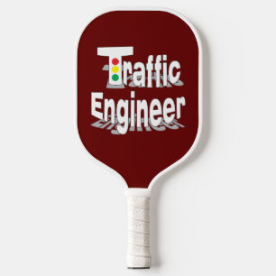Traffic Engineer Lights Pickleball Paddle