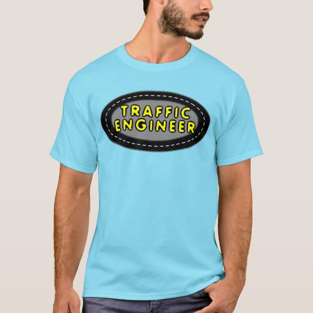 Traffic Engineer Oval T-Shirt (Front)