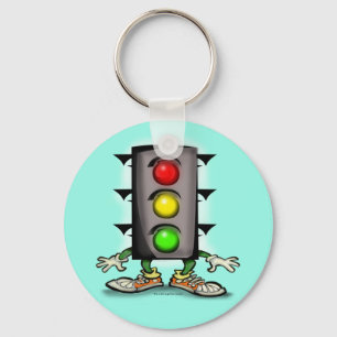 Traffic Fun Key Ring