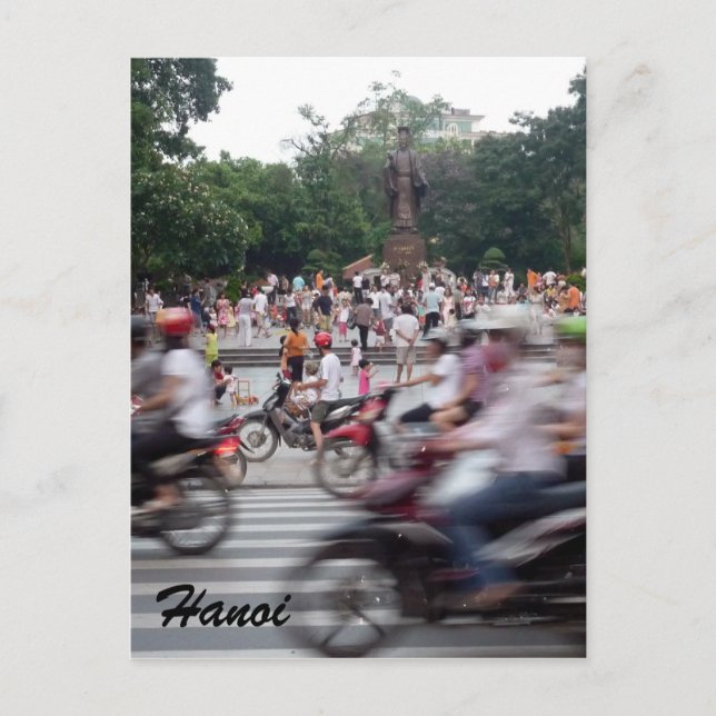 traffic hanoi postcard (Front)