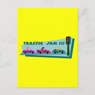 Traffic Jam Postcard