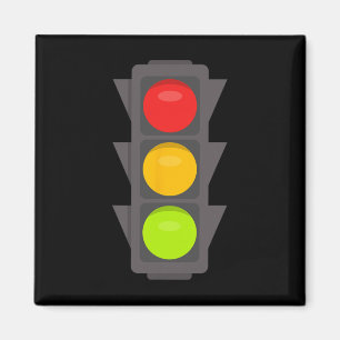 Traffic Light Halloween Costume Stop Go Red Yellow Magnet