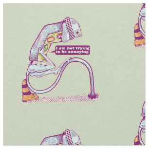 Traffic light looking sad fabric