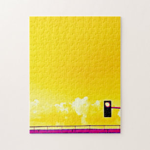 Traffic Light Photo Art yellow pink Adventure Grad Jigsaw Puzzle