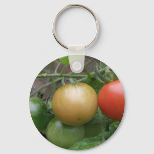 Traffic Light Tomatoes Keychain