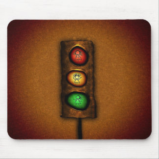 Traffic Lights Mouse Pad